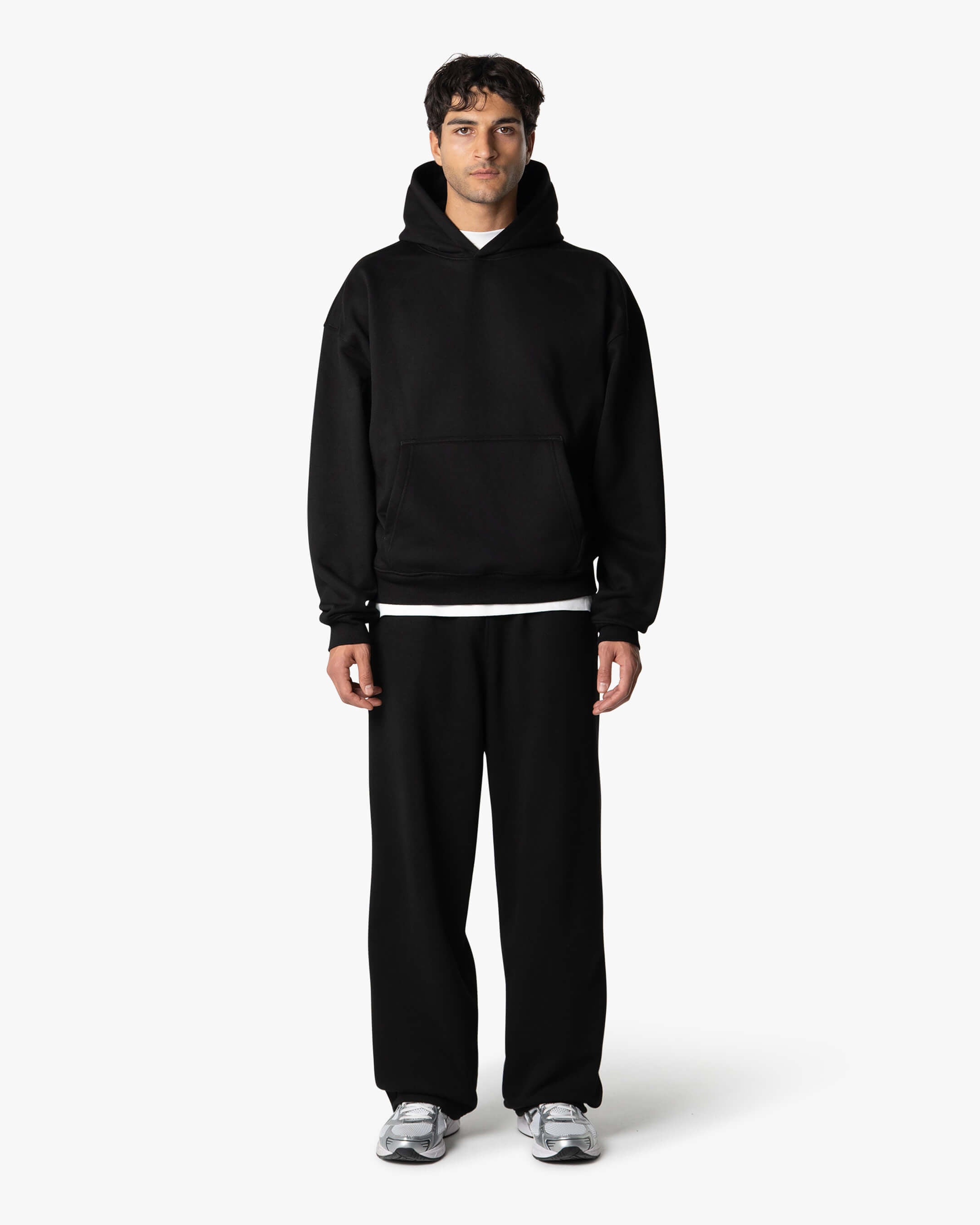 Oversized Blank Sweatpants | Black