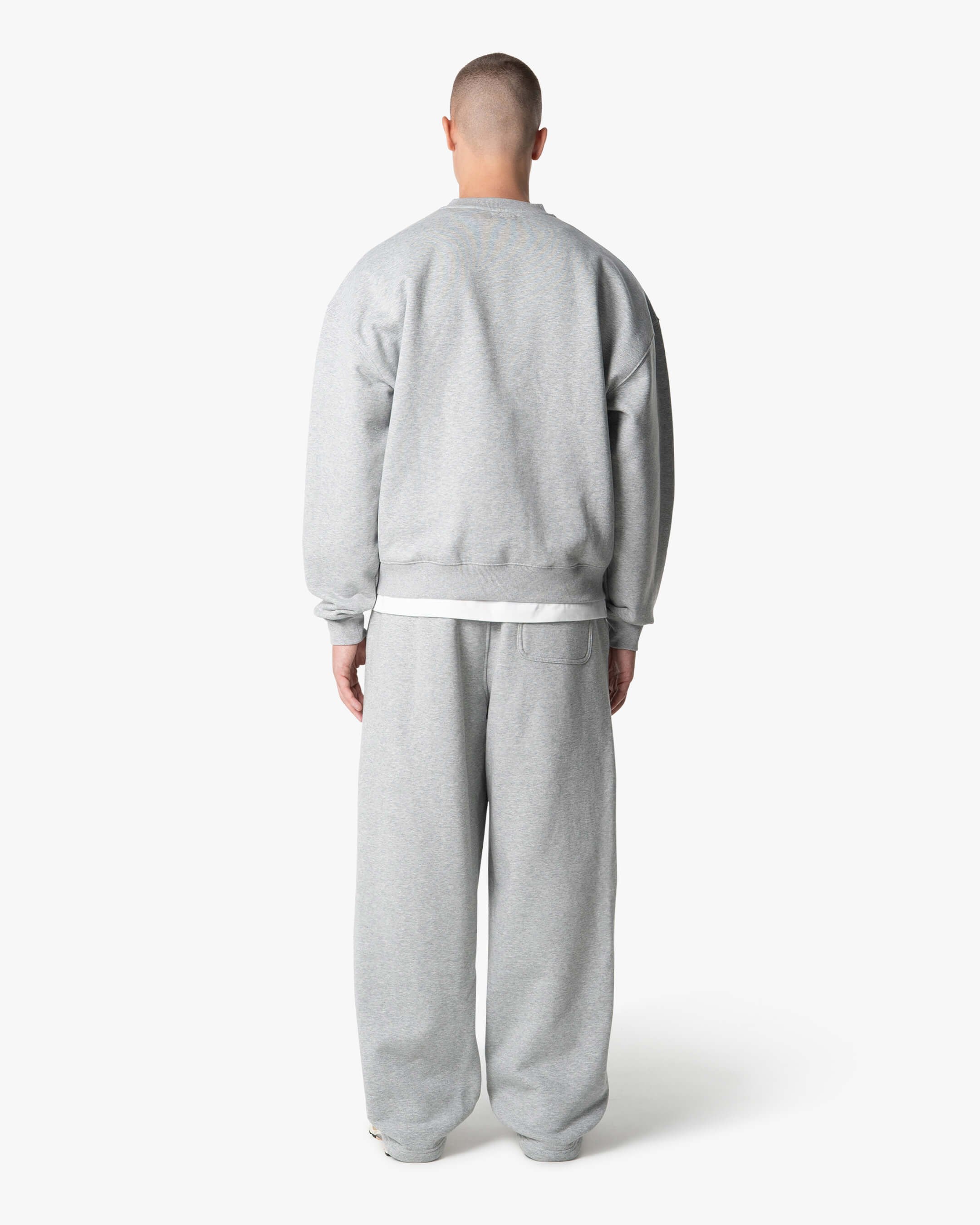 Oversized Blank Sweatpants | Grey Melee