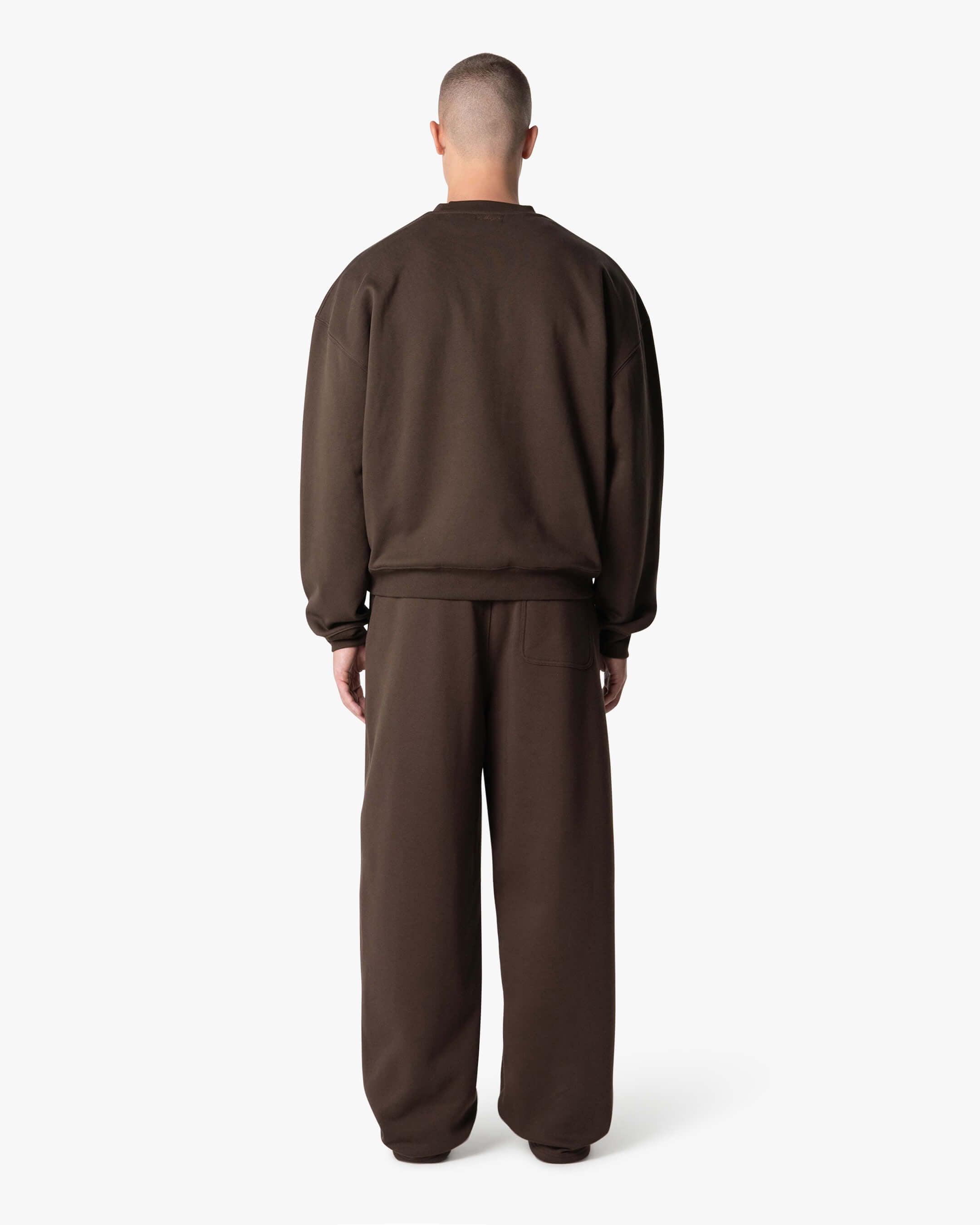 Oversized Blank Sweater | Brown