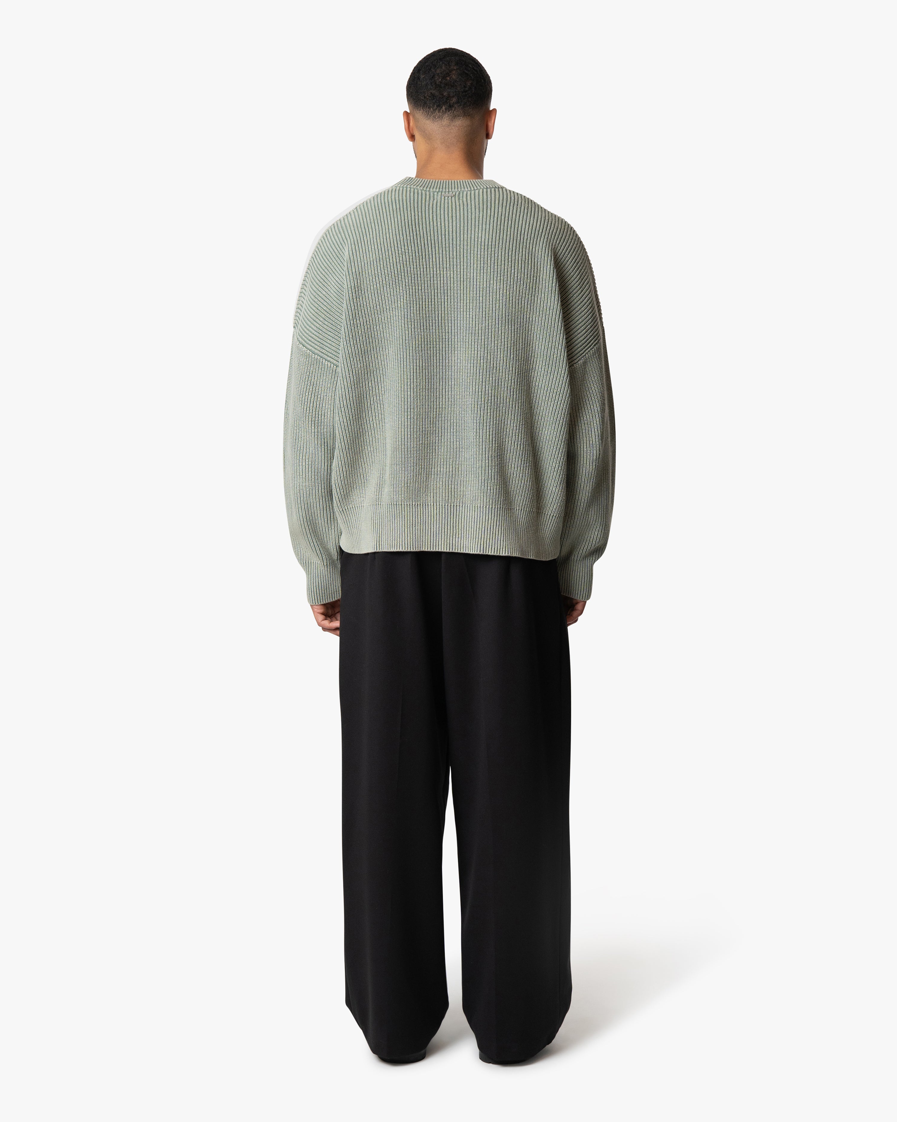 Ariano Acid Cotton Boxy Sweater | Acid Green