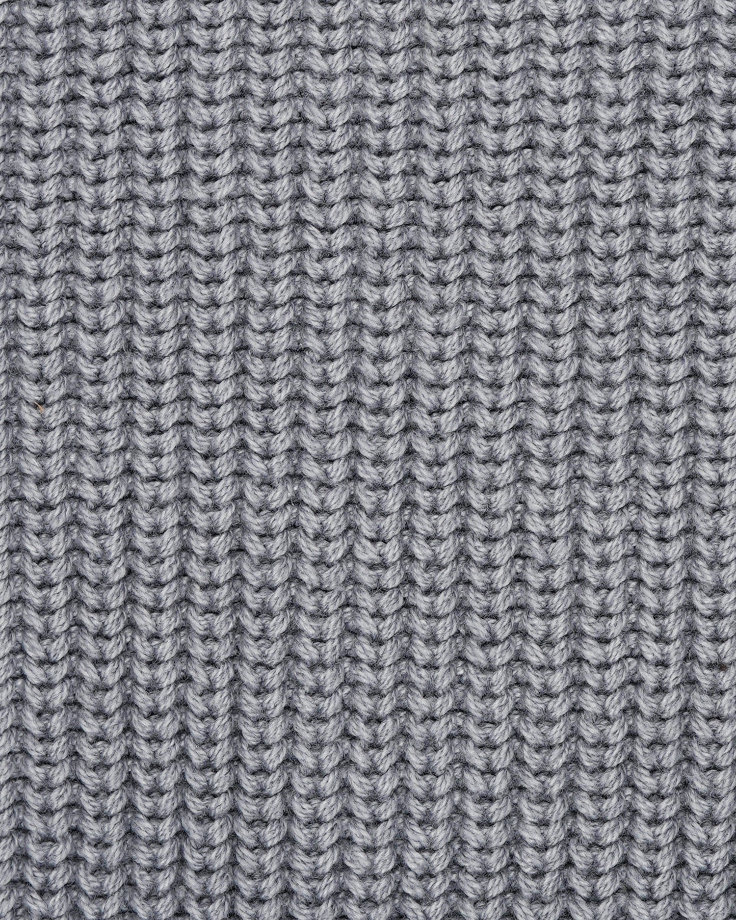 Naval Knitted Cotton Sweater | Grey Melee