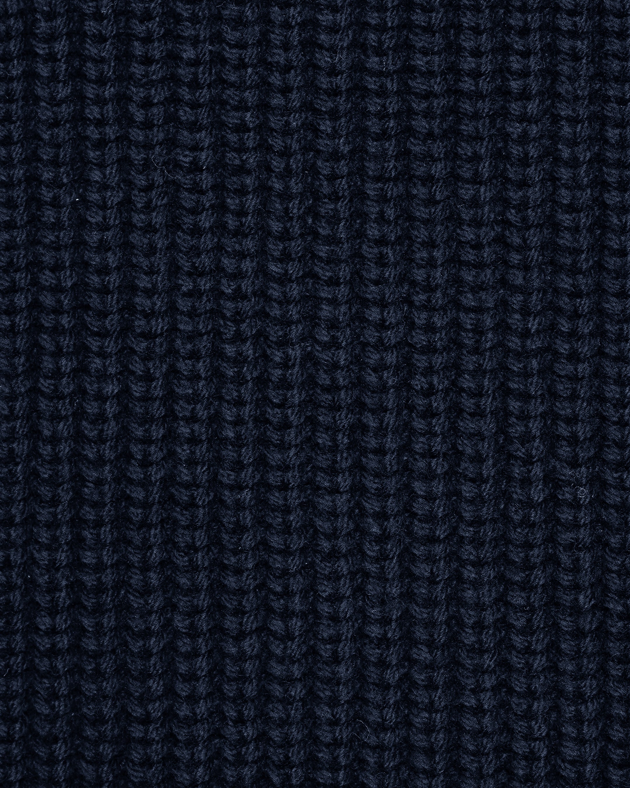Naval Knitted Cotton Sweater | Navy