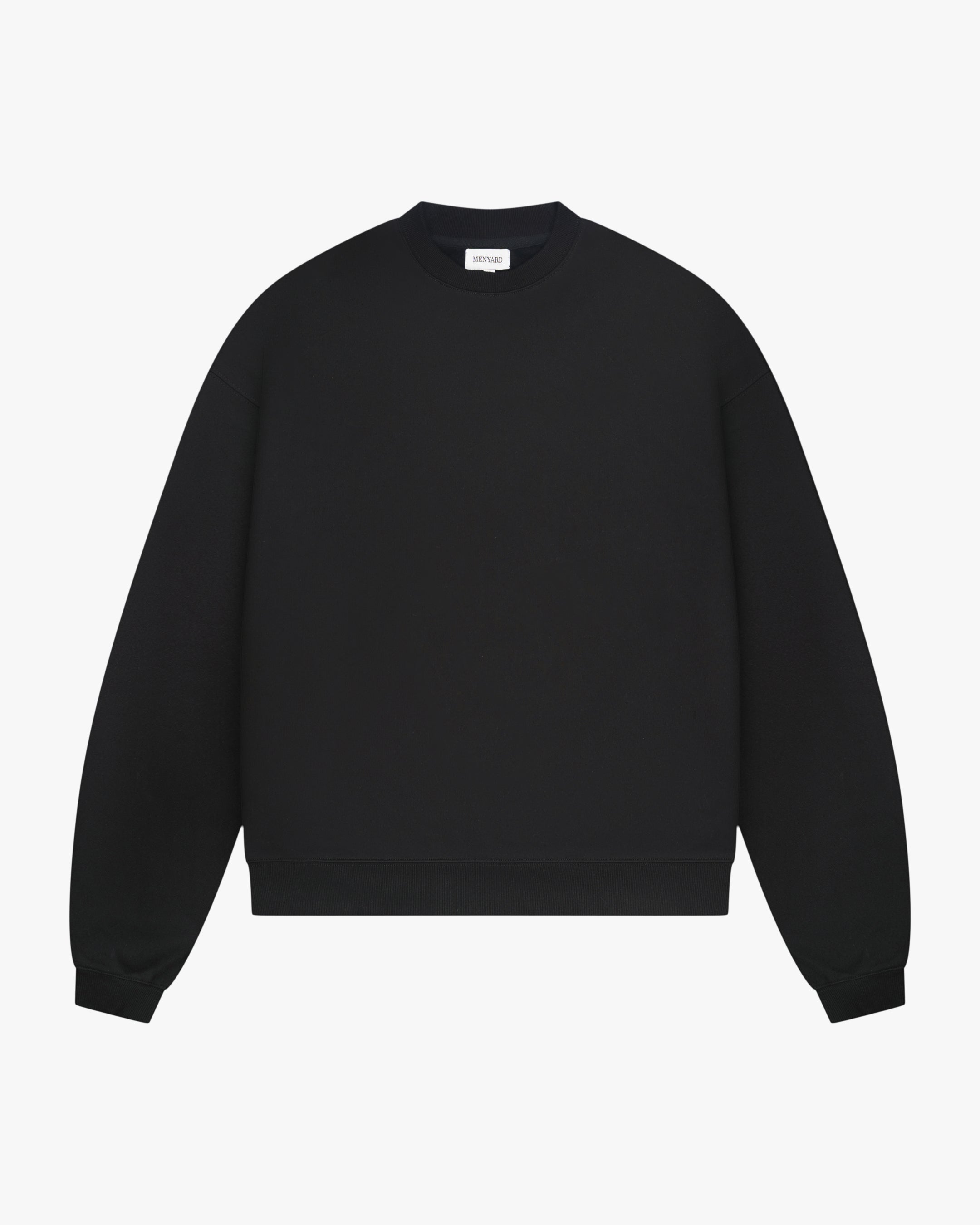 Oversized Blank Sweater | Black