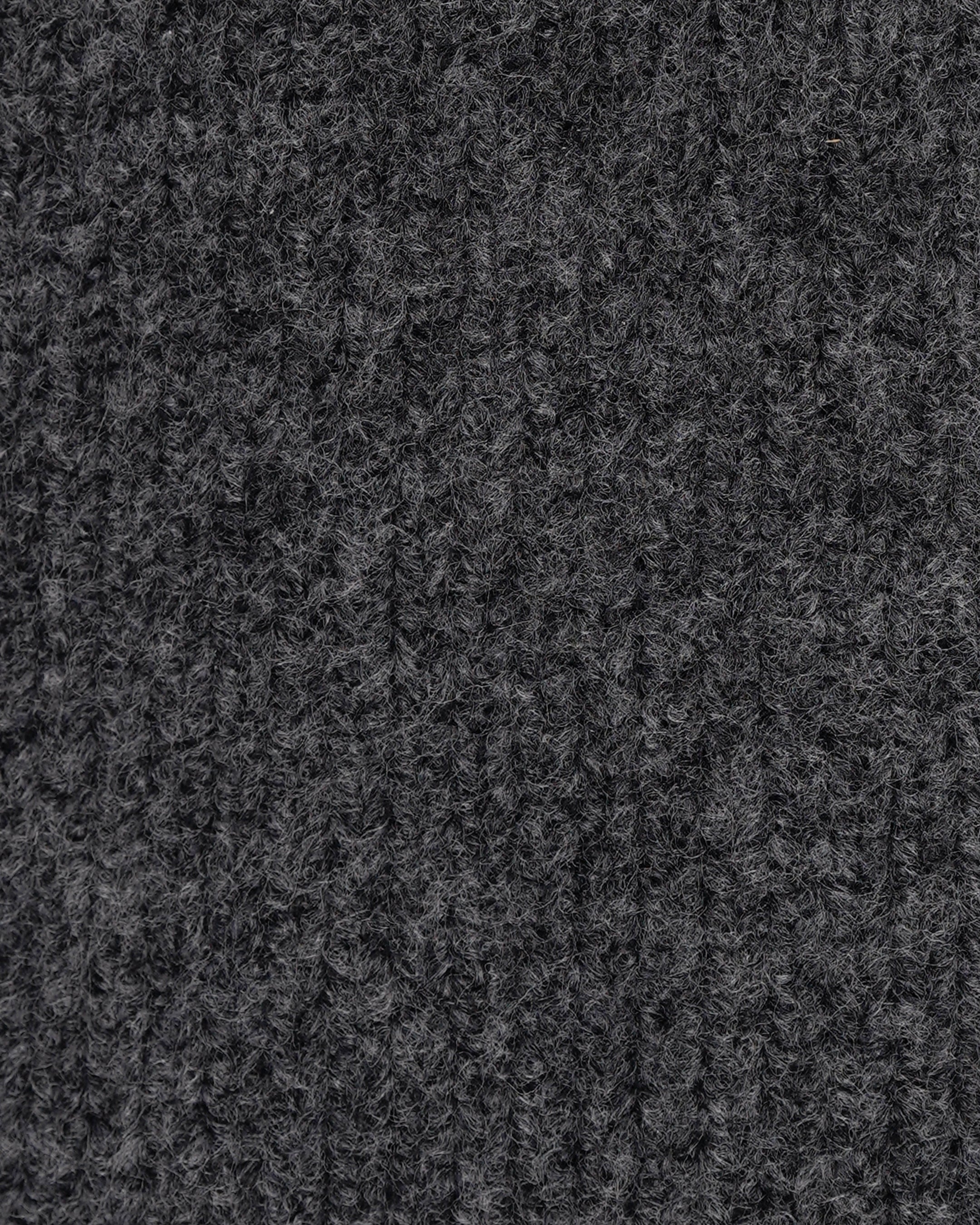 Nuvola Knitted Cotton Crewneck | Dark Grey