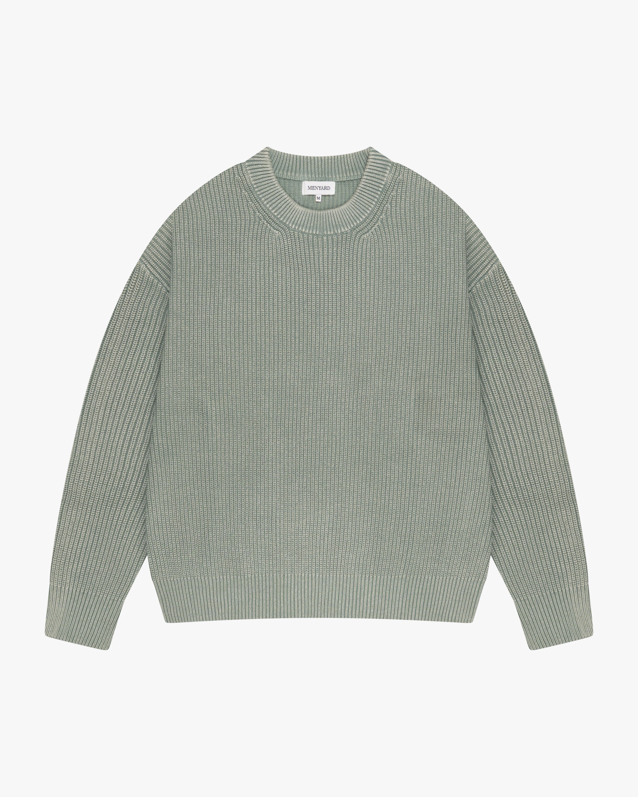 Ariano Acid Cotton Boxy Sweater | Acid Green