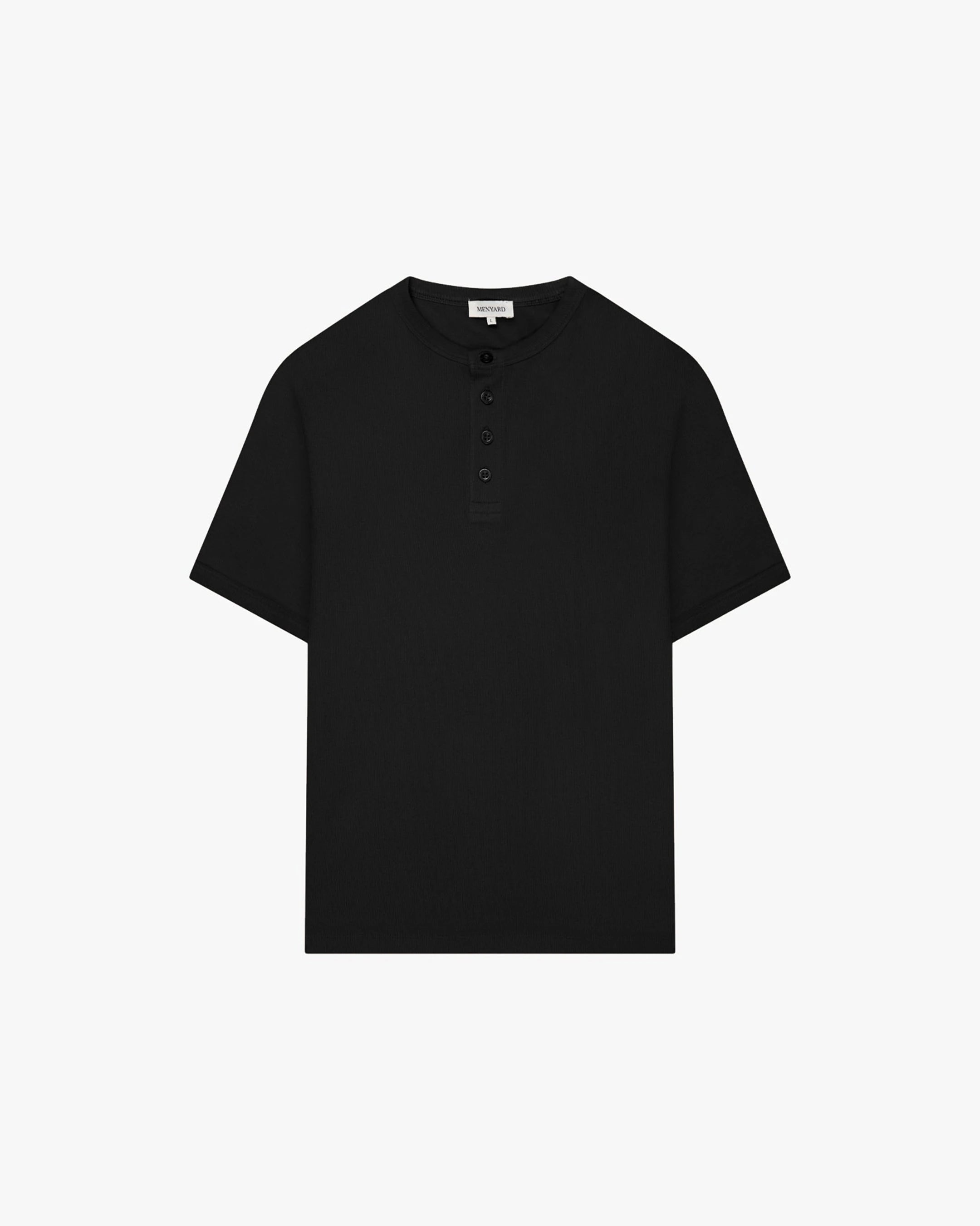 Mougins Geripptes Henley T-shirt