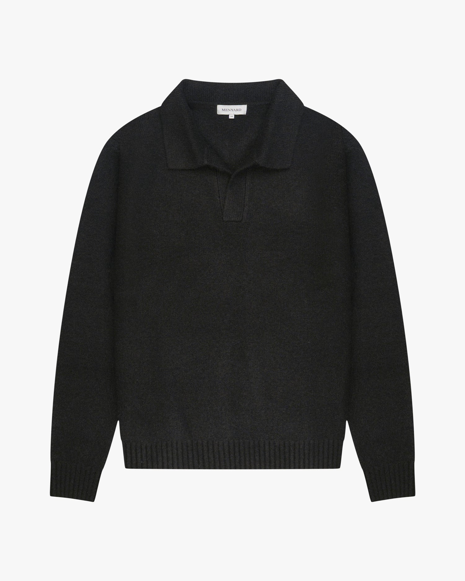 Regatta Regular Brushed Polo Sweater | Black