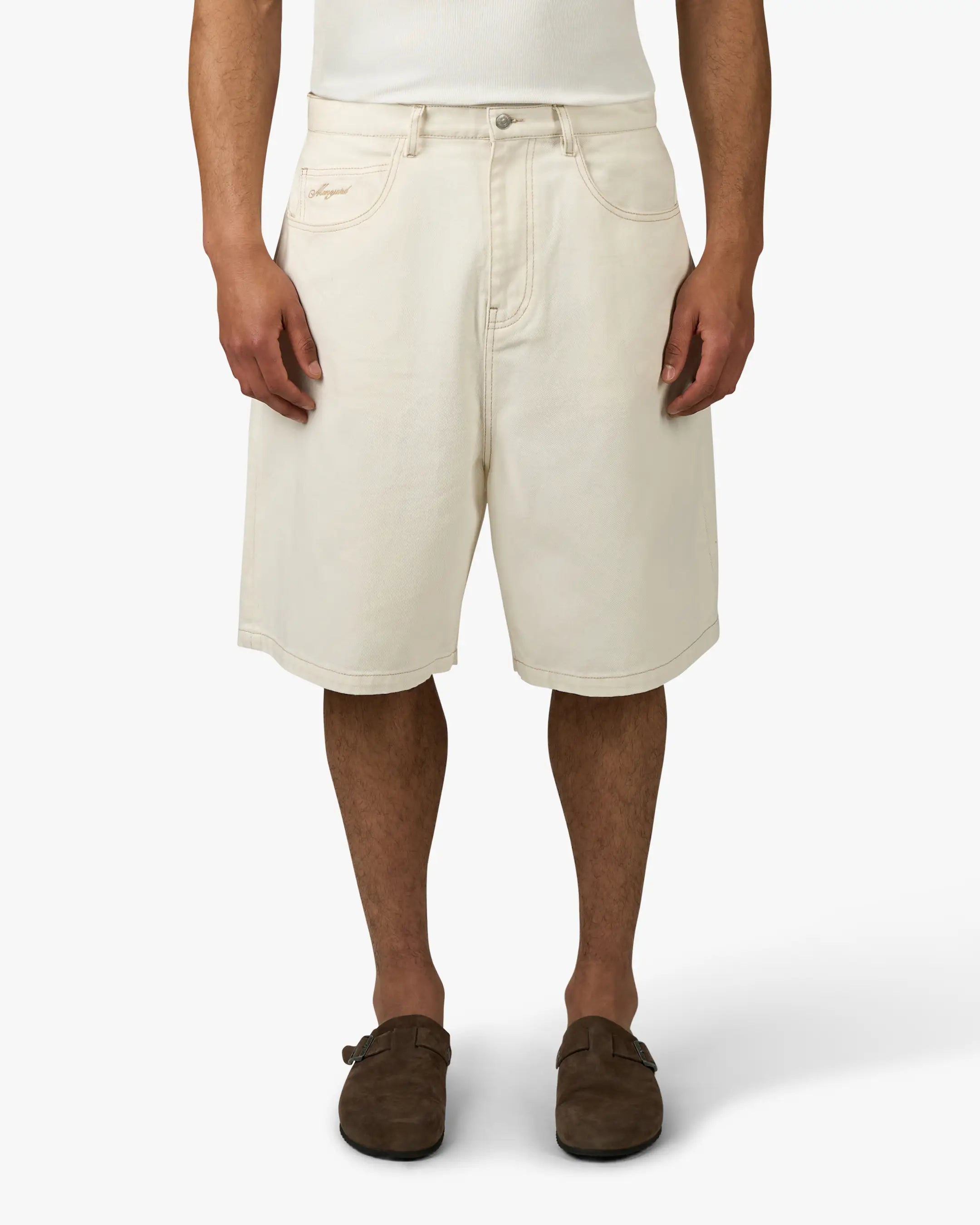 Menton Denim Jort | Ecru