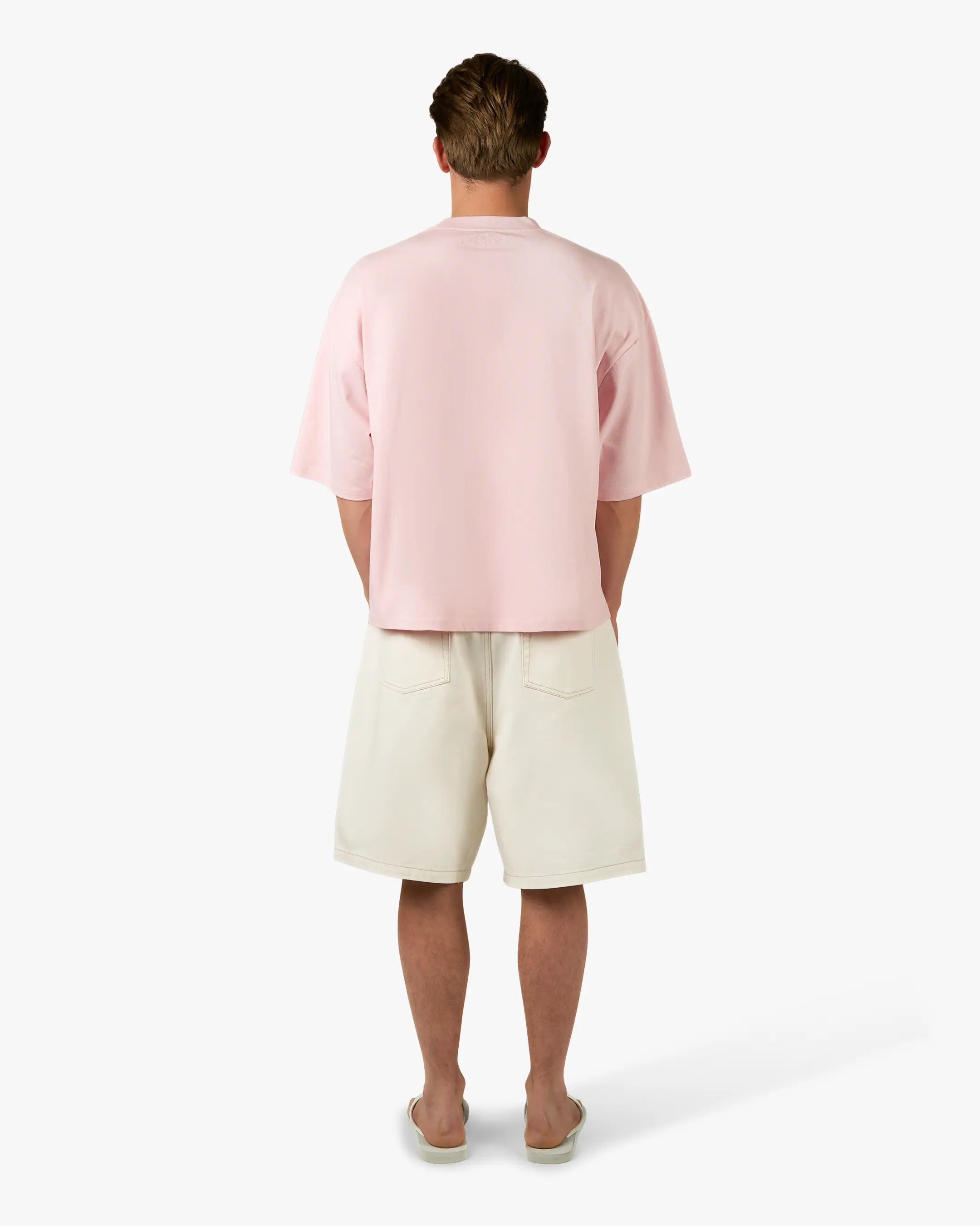 Blank Boxy T-Shirt | Pink