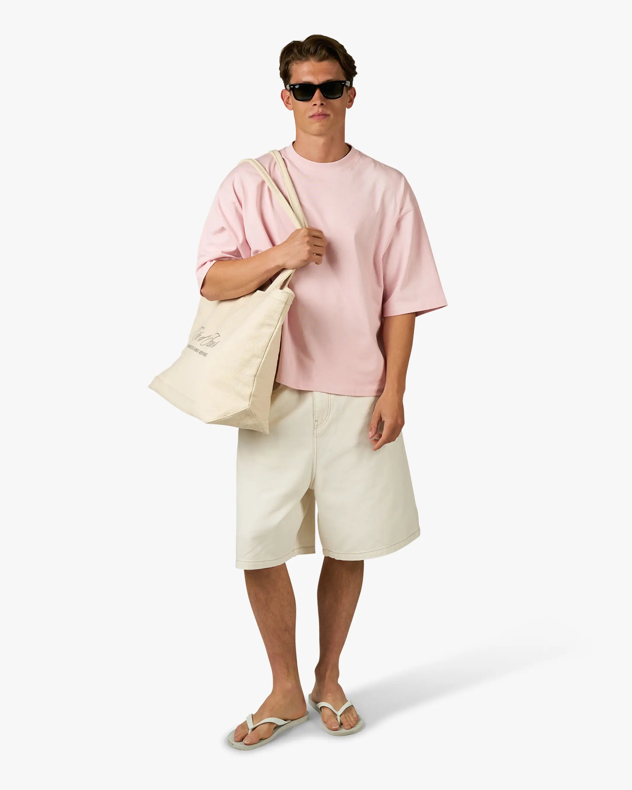 Blank Boxy T-Shirt | Pink