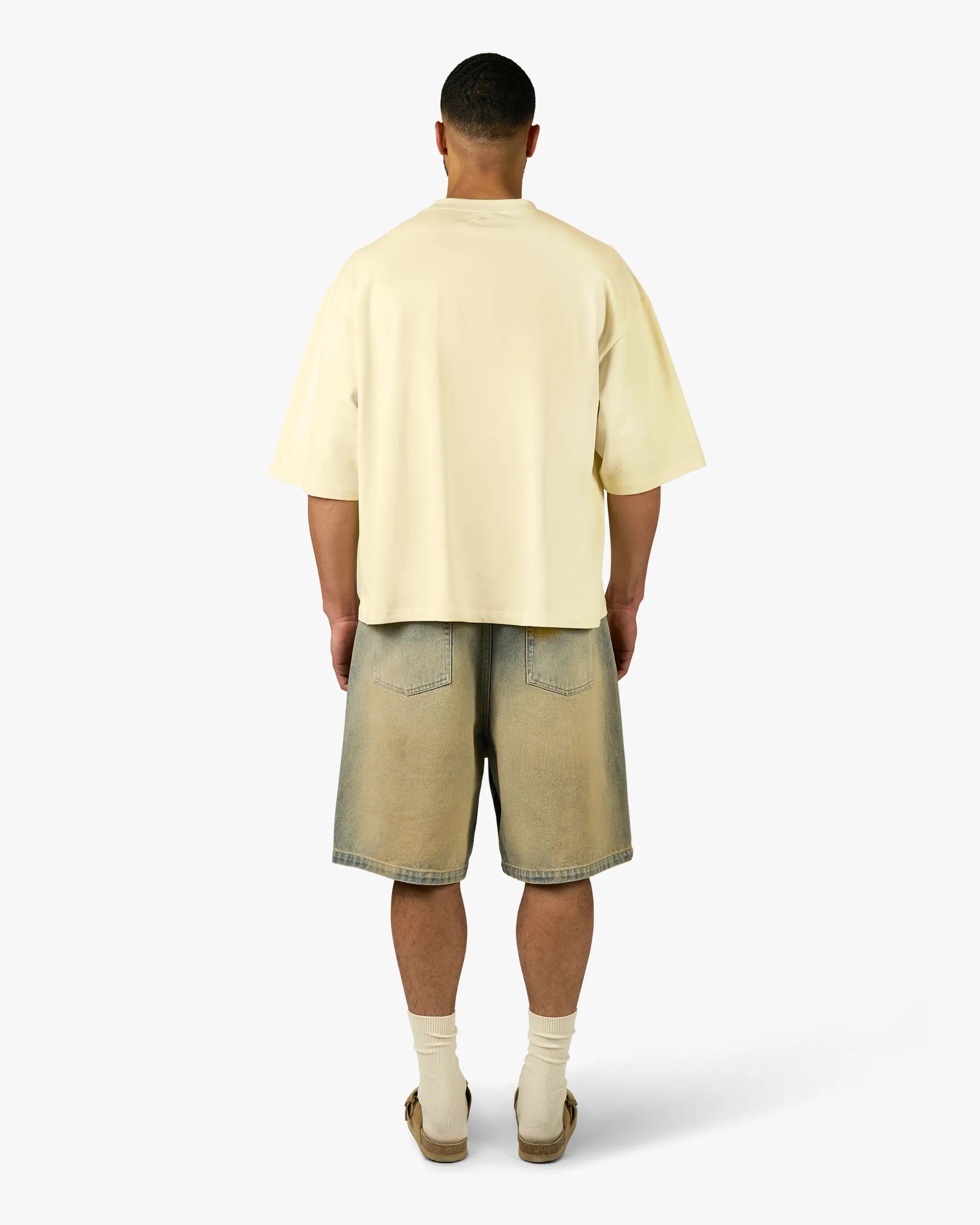 Blank Boxy T-Shirt | Butter Yellow