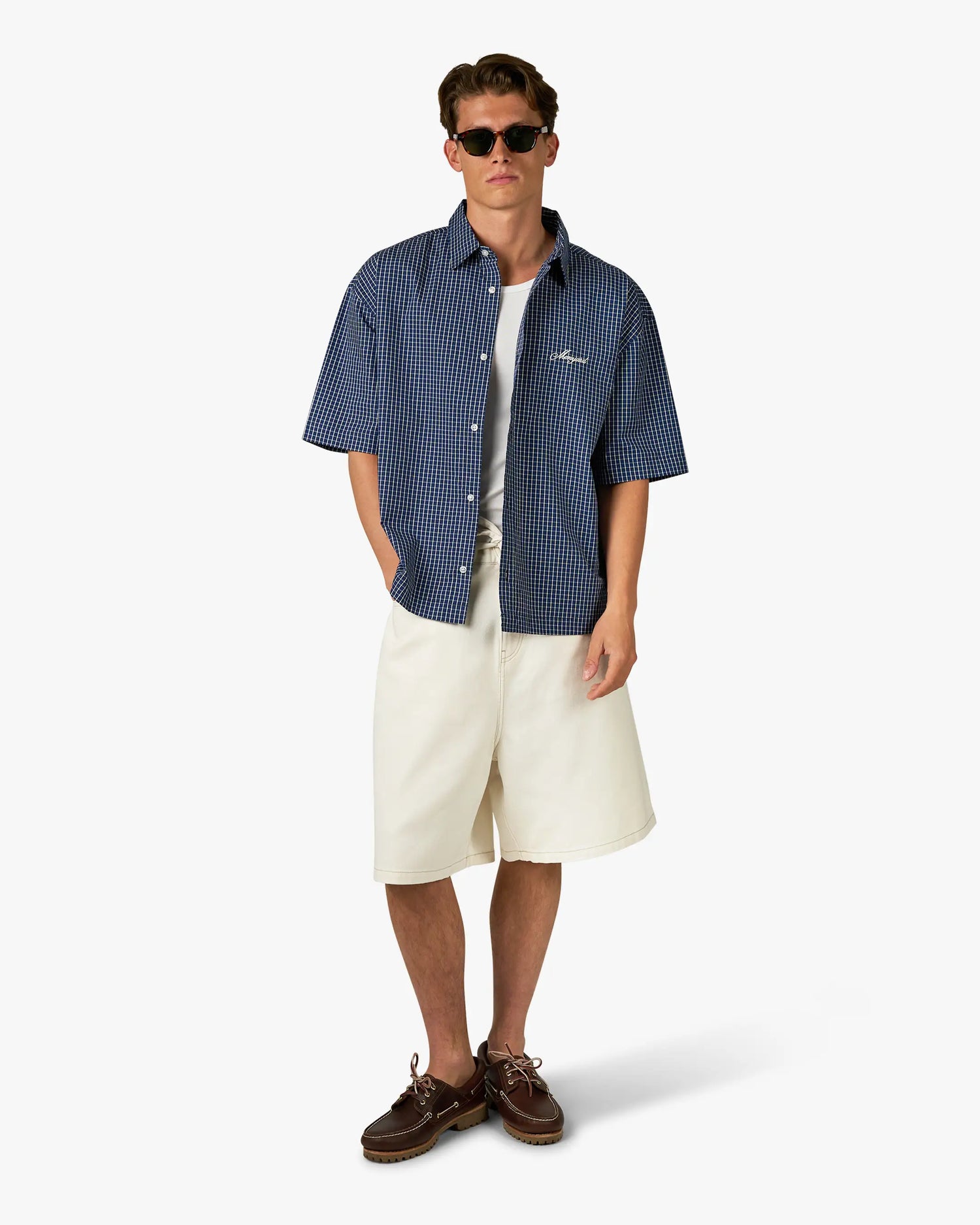 Fayence Short Sleeve Shirt | Dark Blue