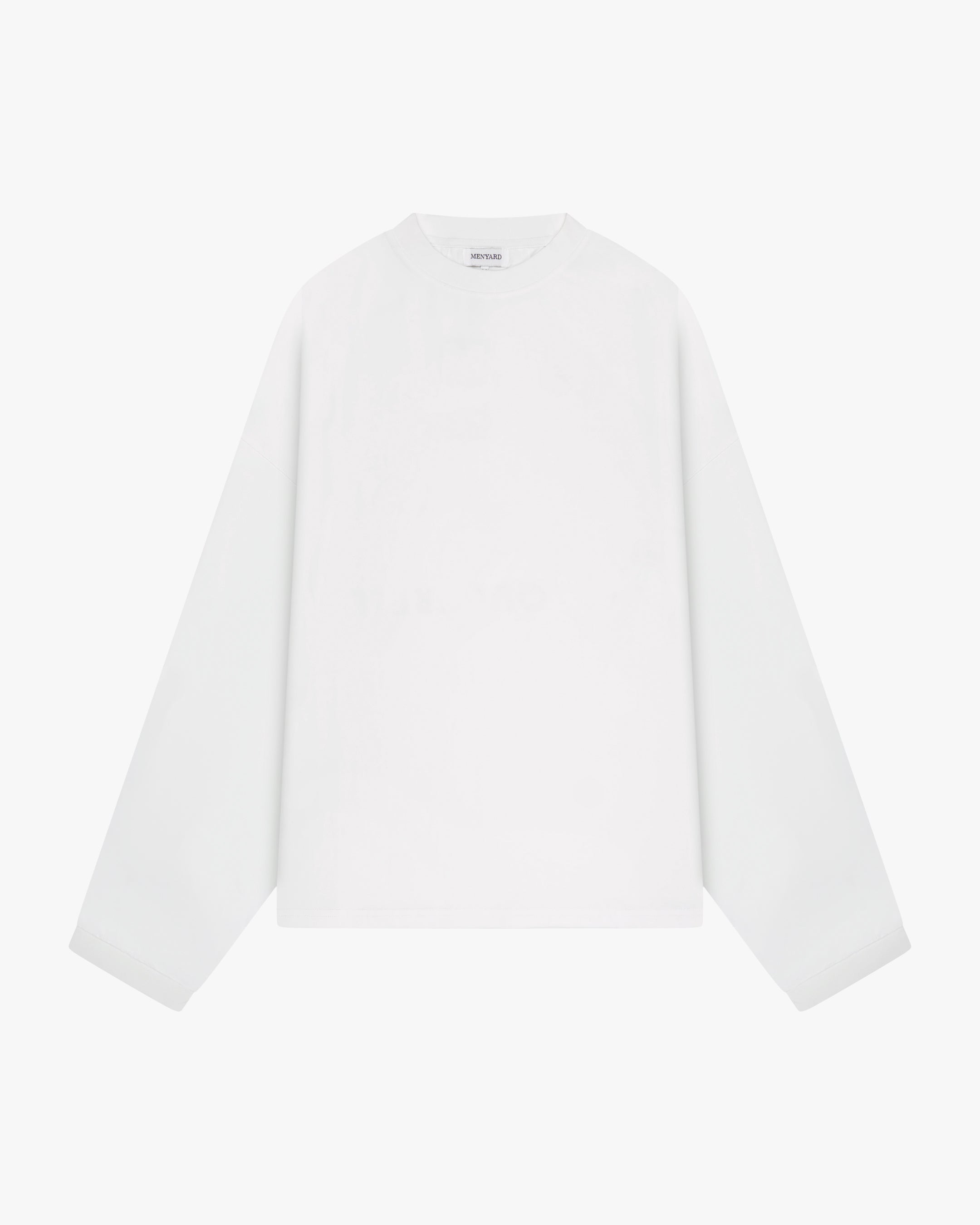 Oversized Blank Longsleeve | White