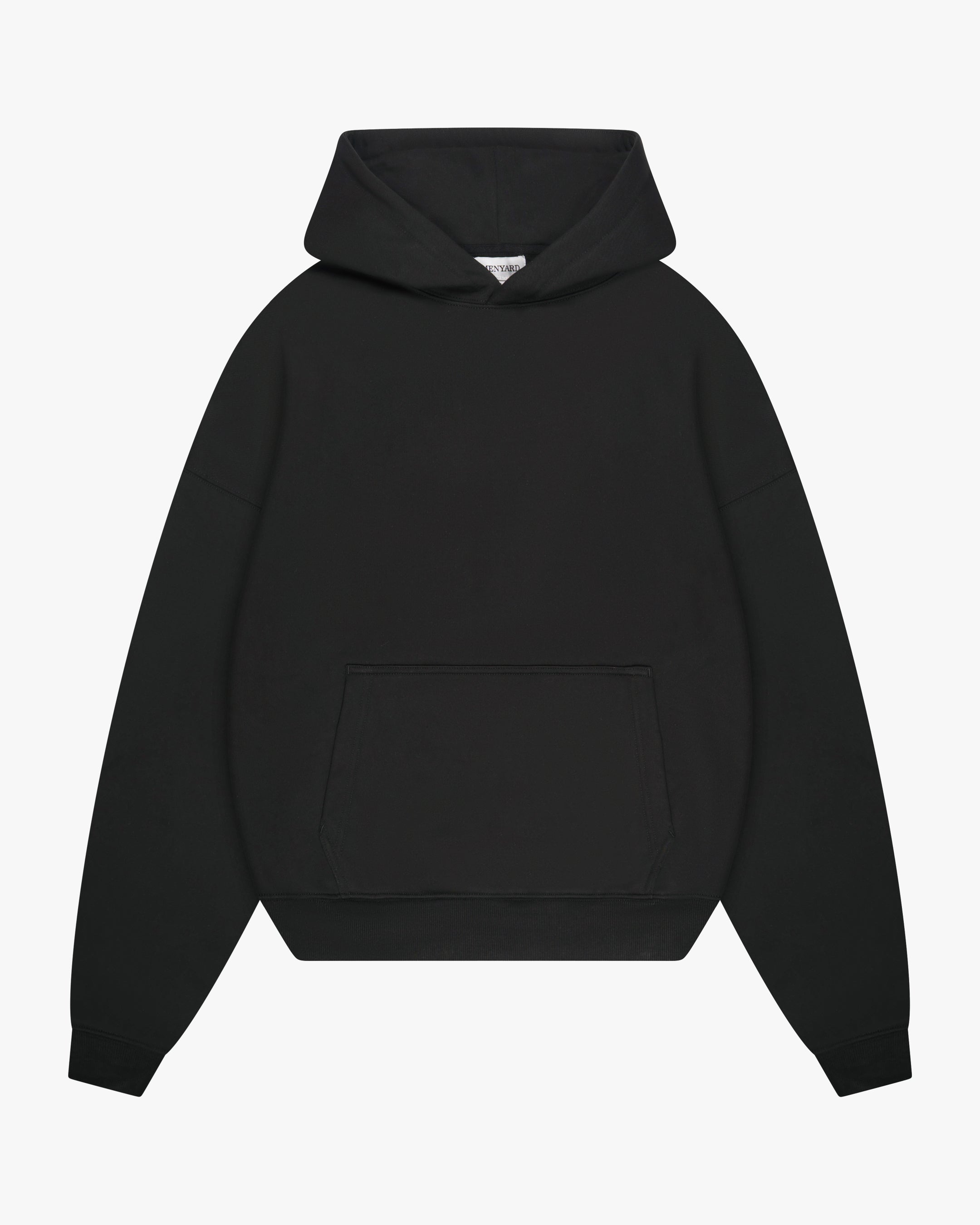 Oversized Blank Hoodie | Black