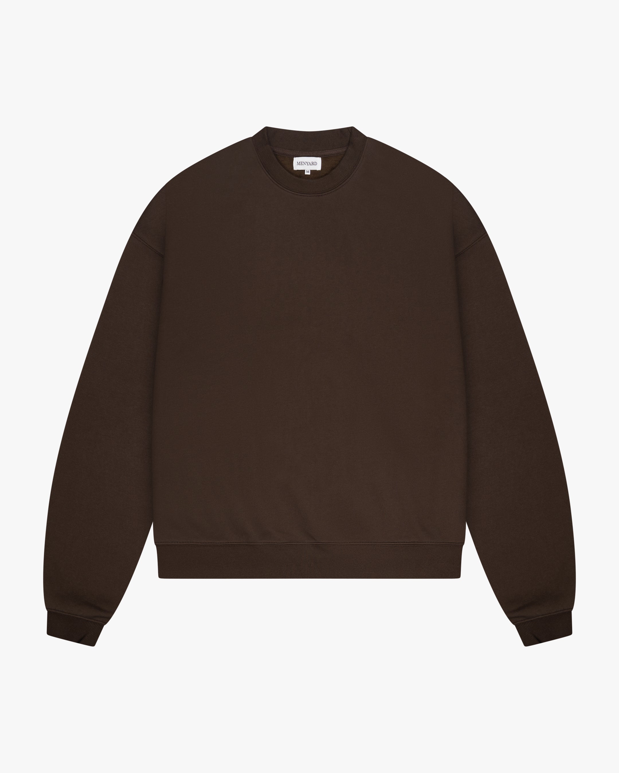 Oversized Blank Sweater | Brown