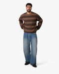 Aria Oversized Gradient Sweater | Brown