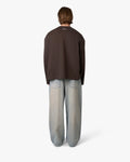 Blank Boxy Longsleeve | Brown