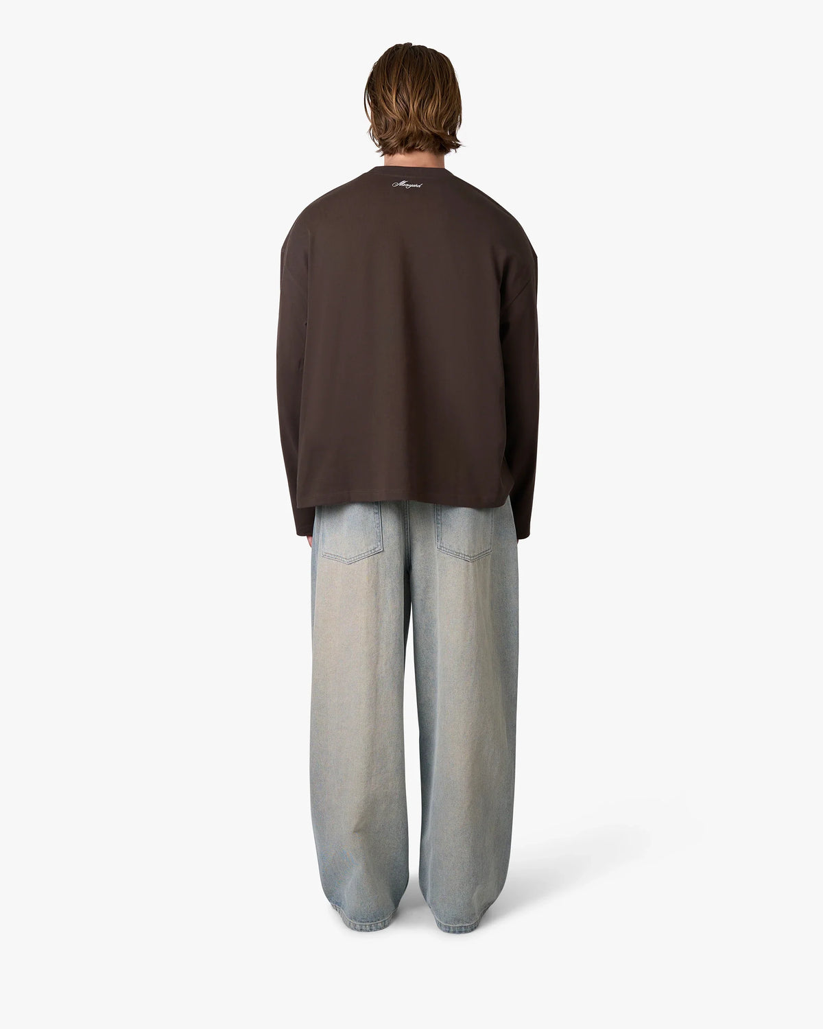 Blank Boxy Longsleeve | Brown