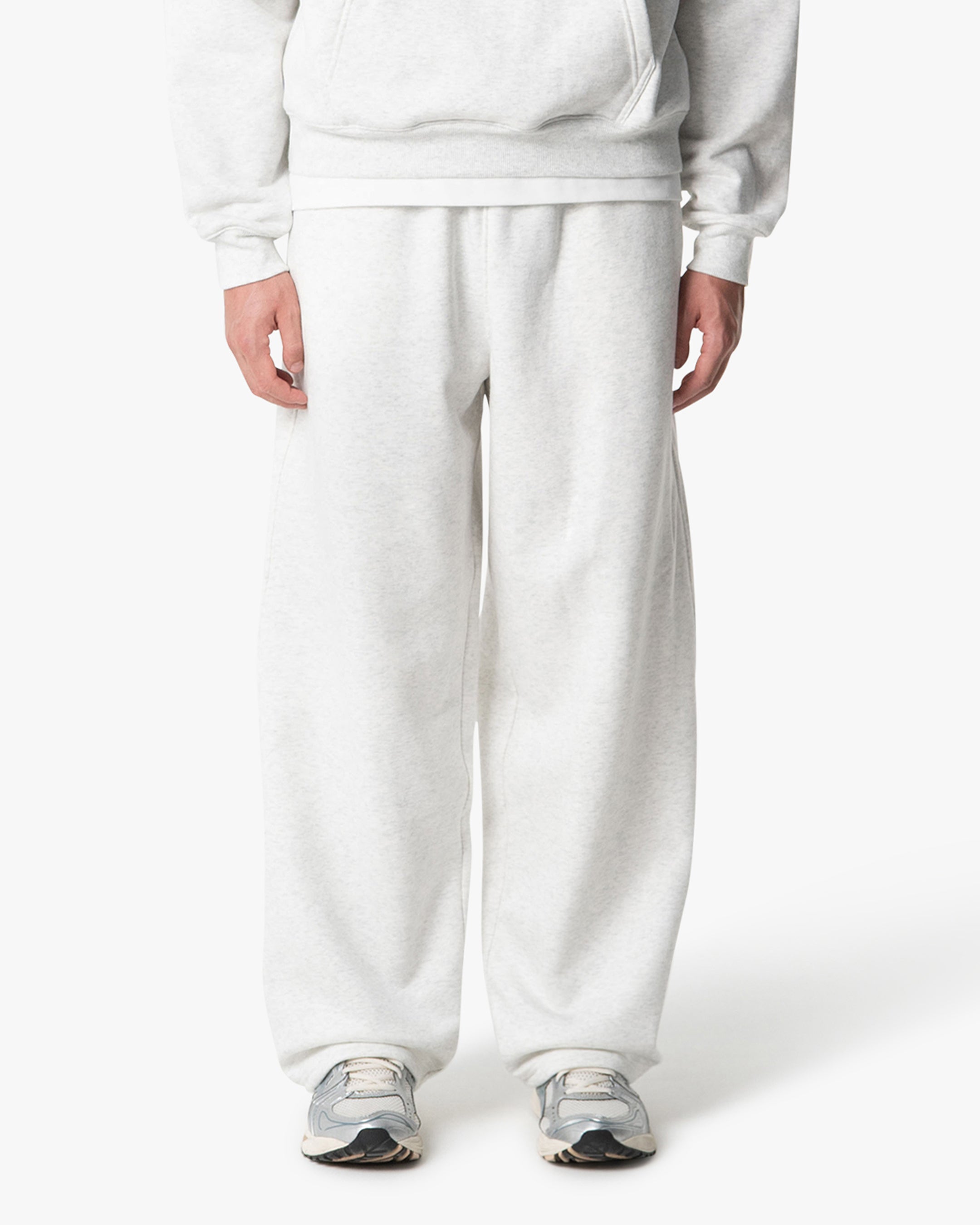 Oversized Blank Sweatpants | Light Grey Melee