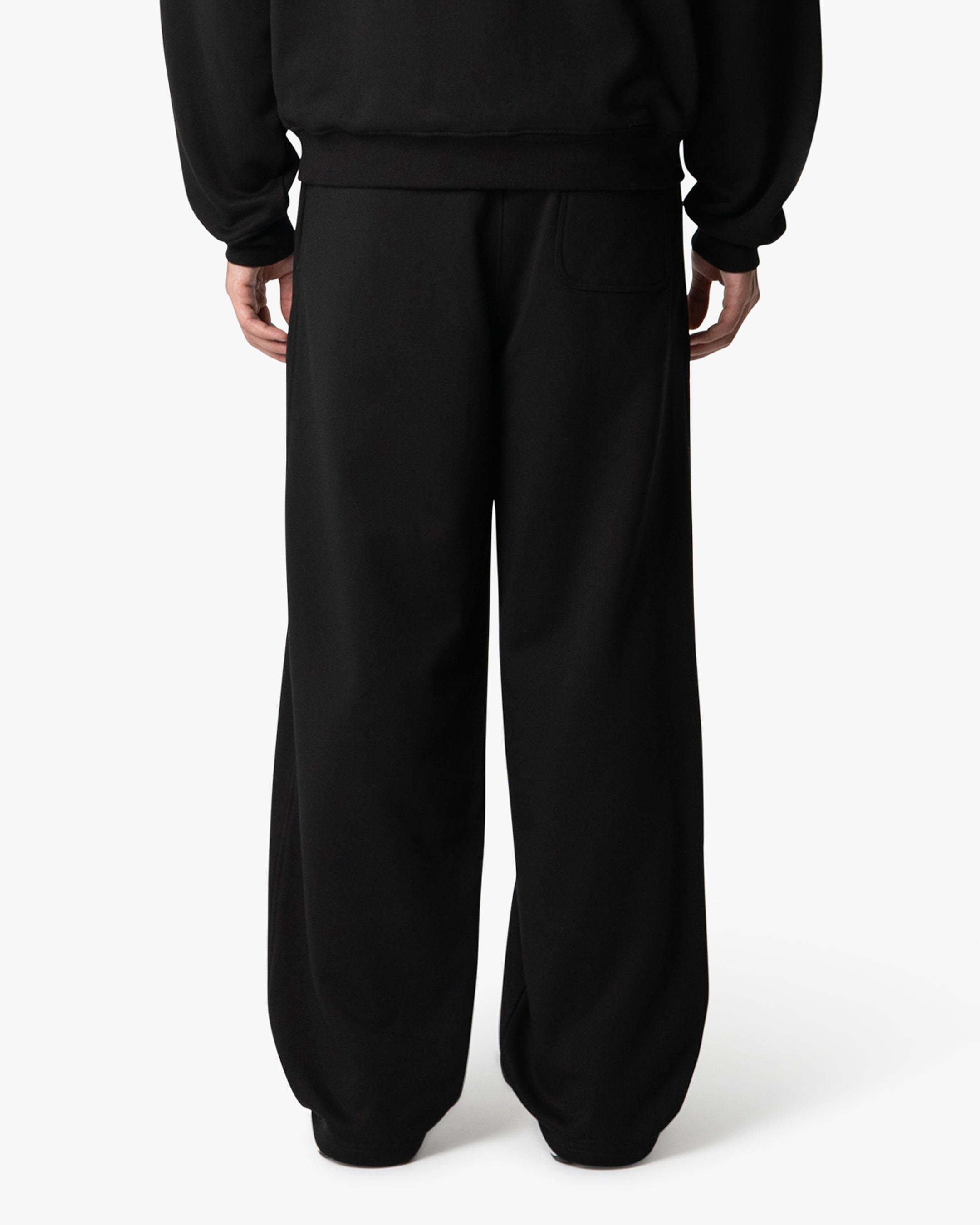 Oversized Blank Sweatpants | Black
