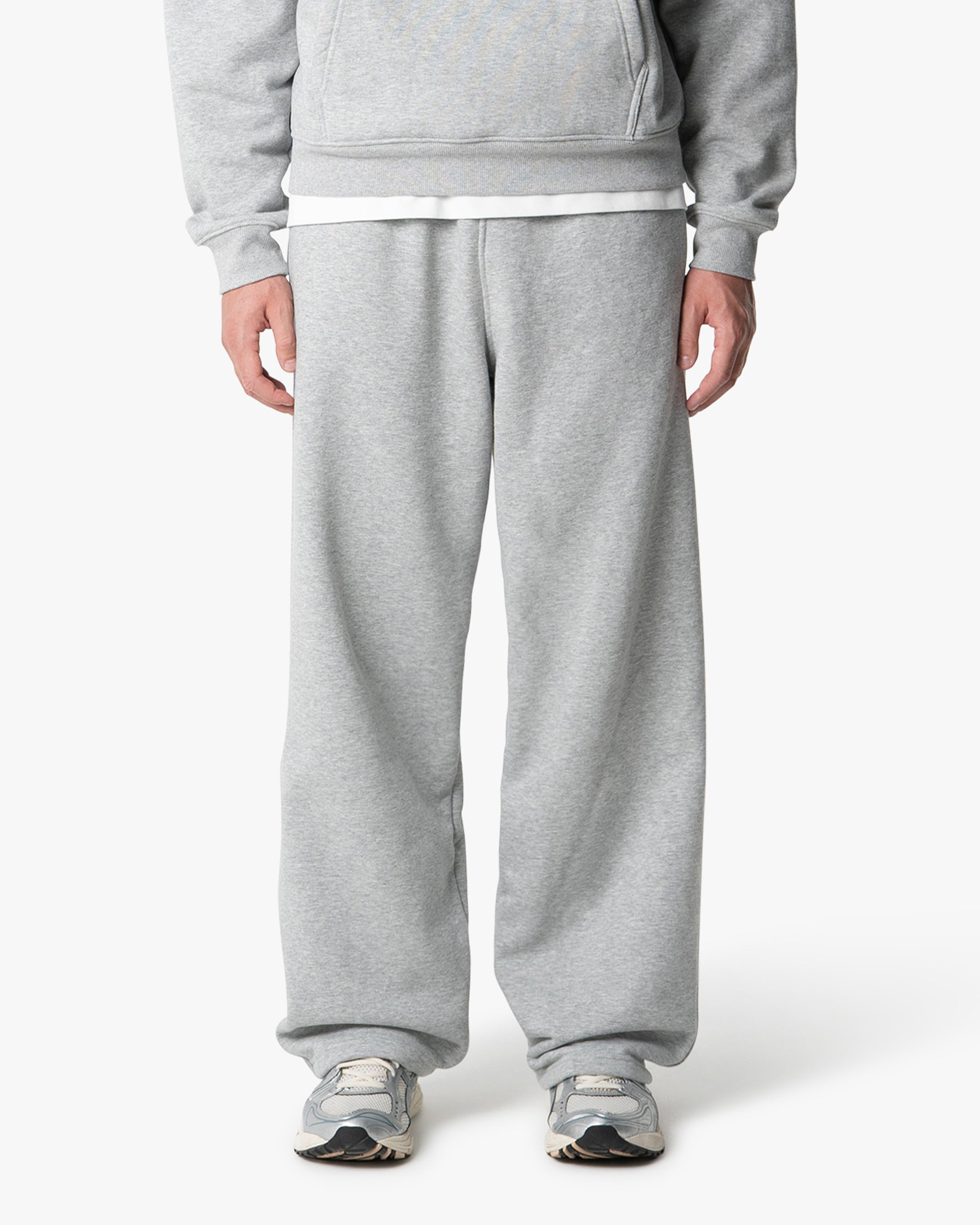 Oversized Blank Sweatpants | Grey Melee