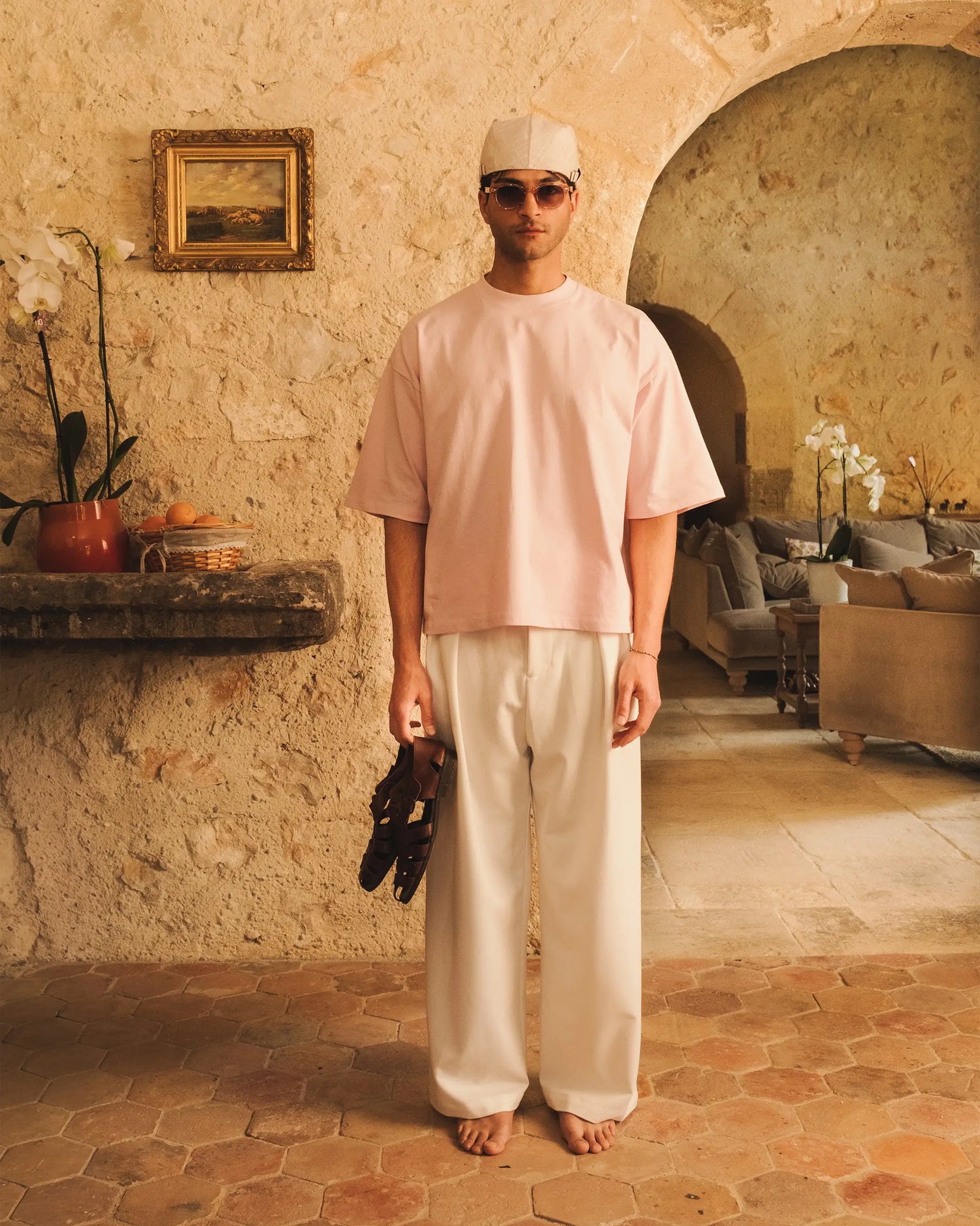 Blank Boxy T-Shirt | Pink