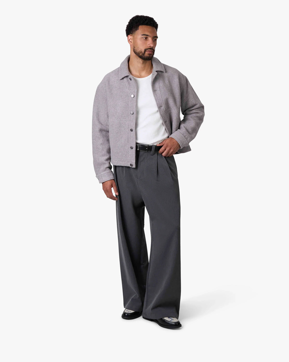 Harlem Boucle Jacket | Taupe