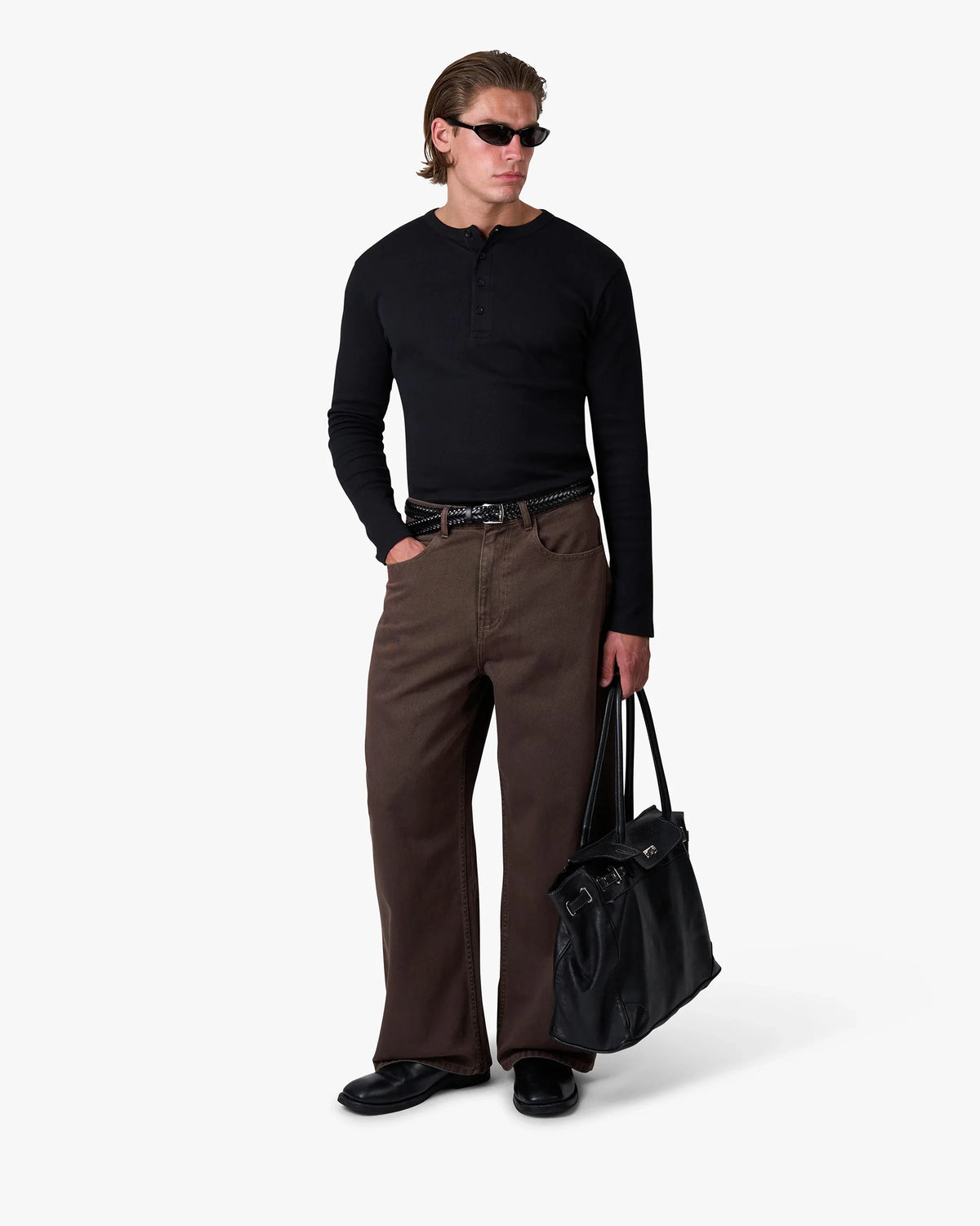 Henley Longsleeve | Black