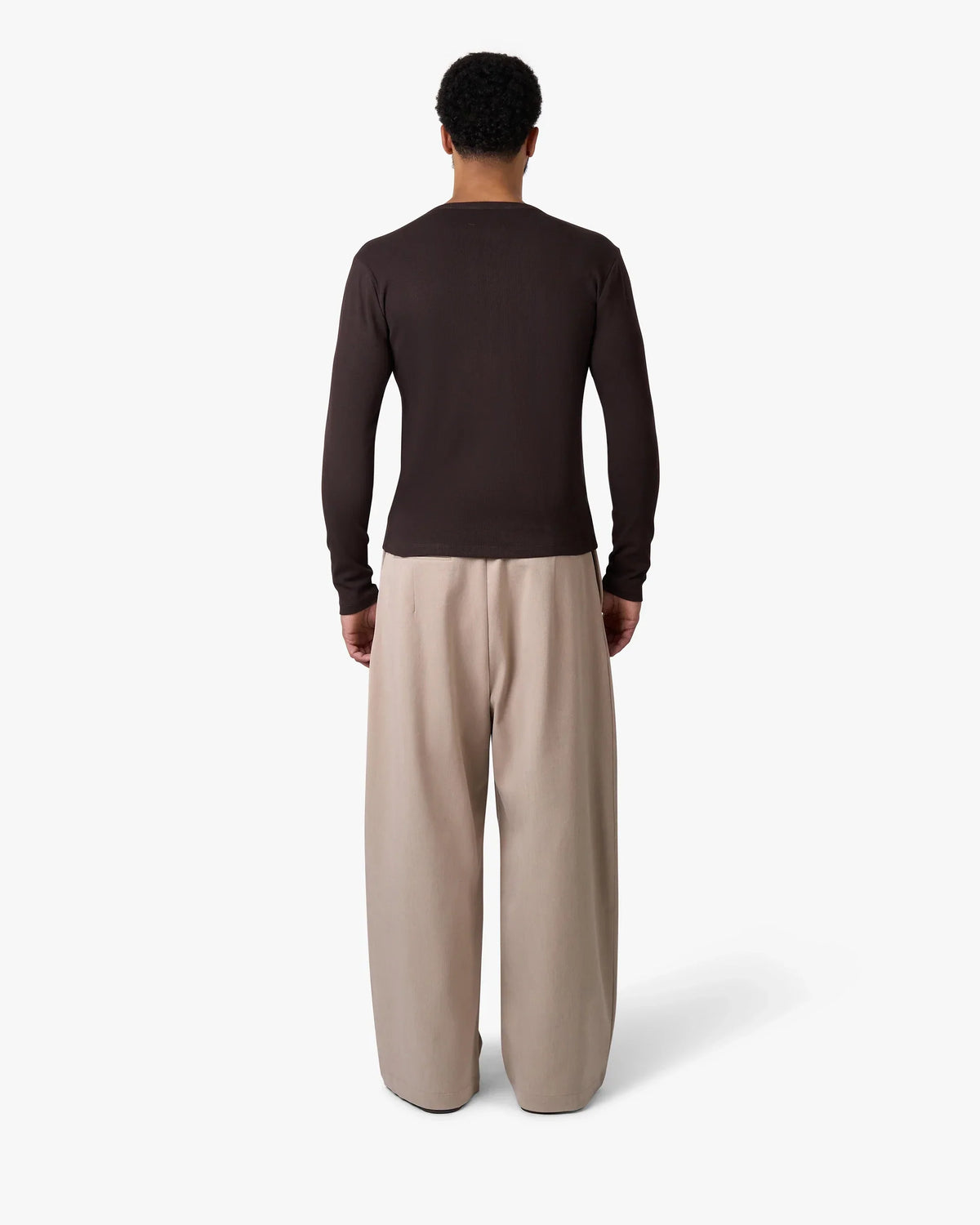 Henley Longsleeve | Brown