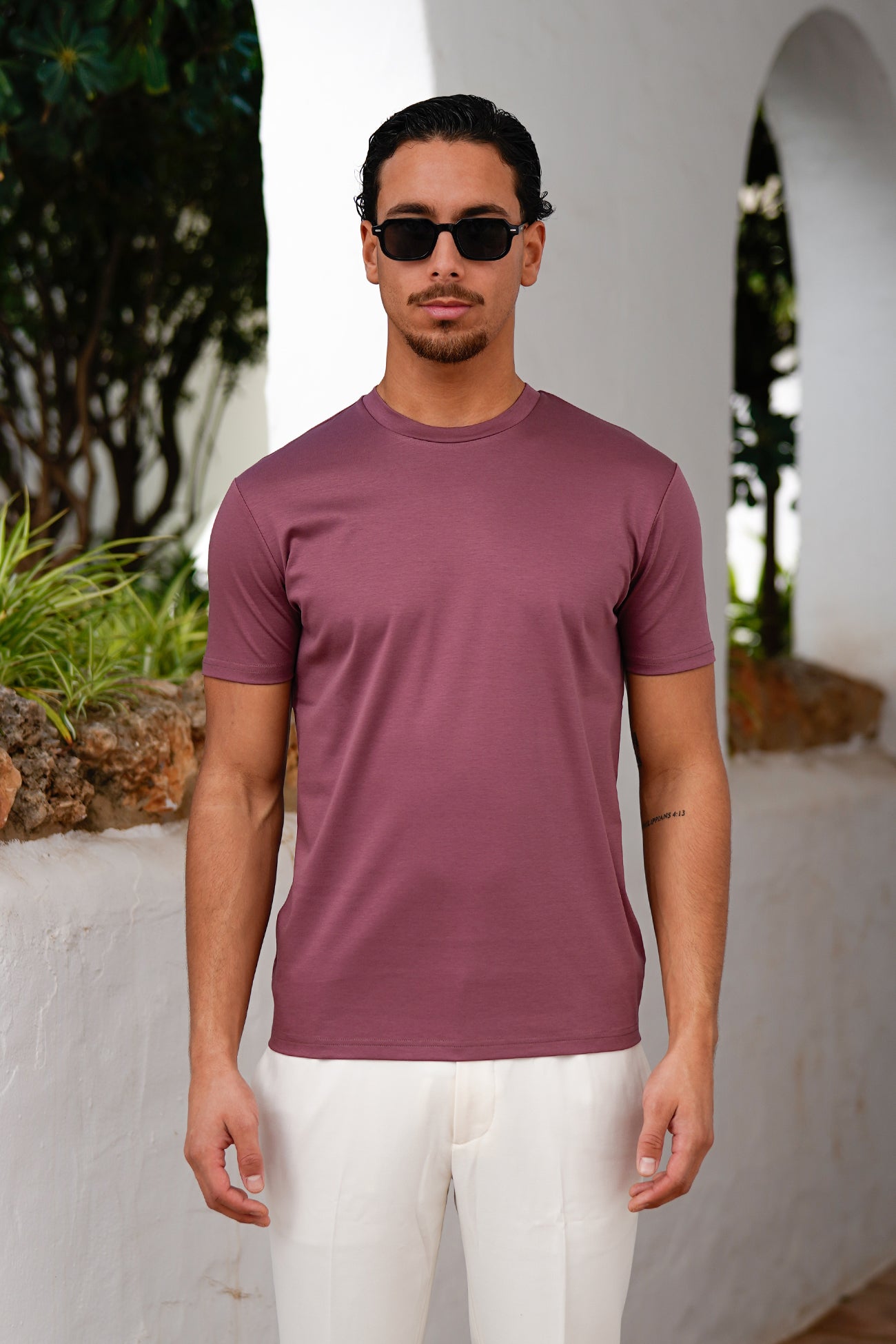 Maritime T-shirt | Bordeaux