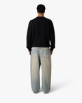 Naval Knitted Cotton Sweater | Black