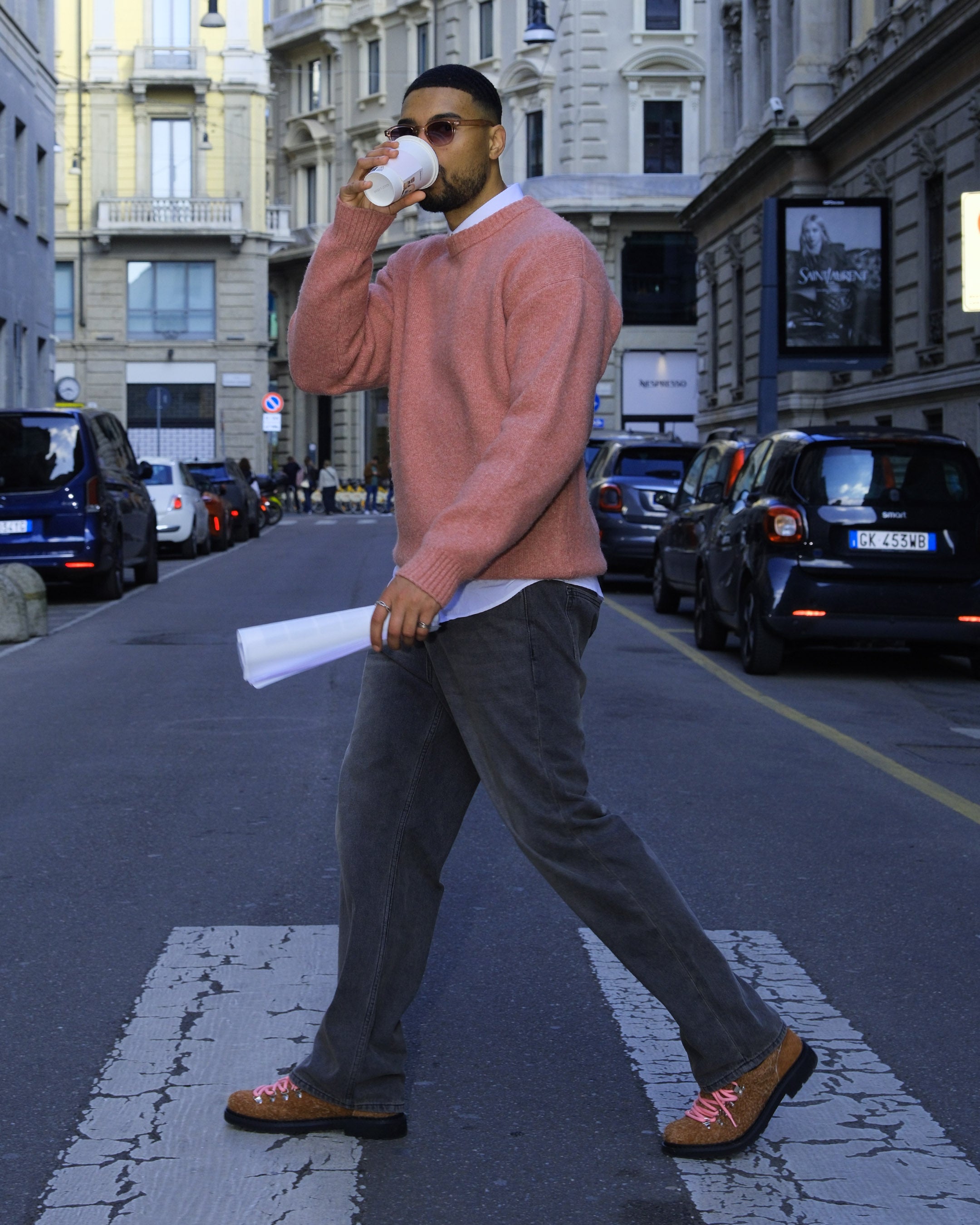 Riven Wide Jeans | Washed Grey