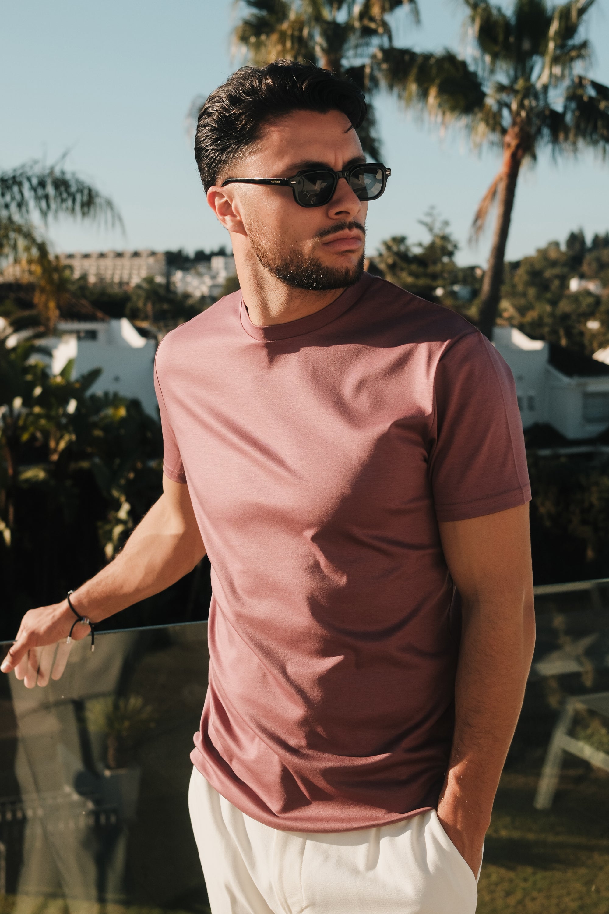 Maritime T-shirt | Bordeaux